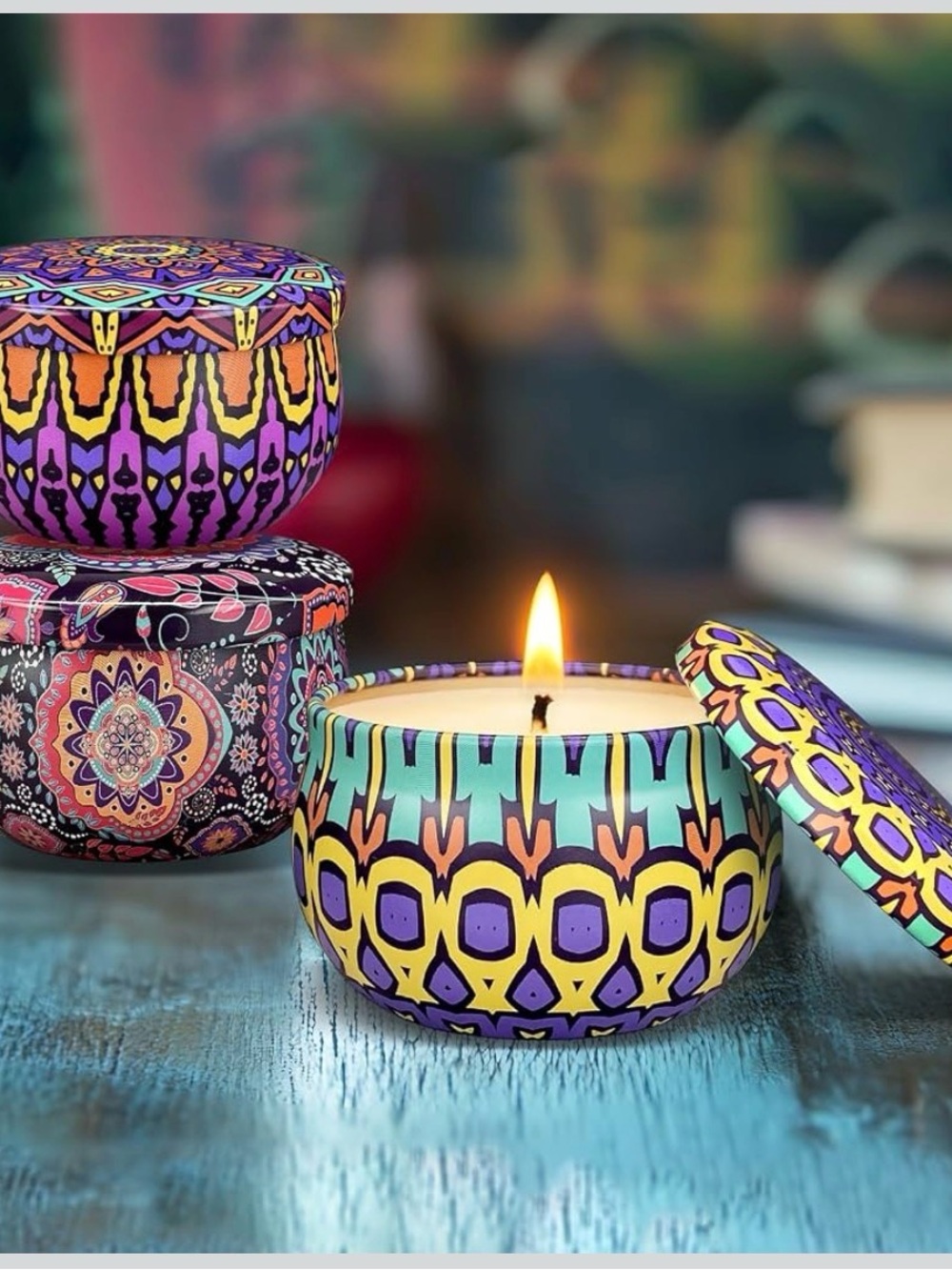 Bohemian Style Soy Mini Candles - Picture 3 of 4